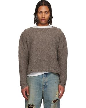 424 Pull Baby Gris - Noir