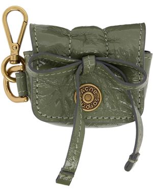 Acne Studios Khaki Multipocket Headphone Case - Green