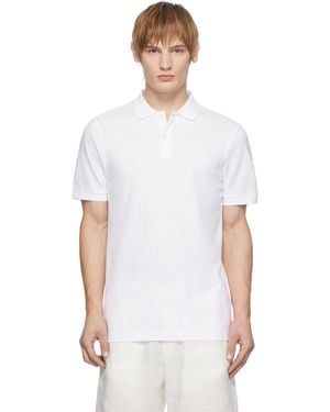 Sunspel Piqué Polo - White