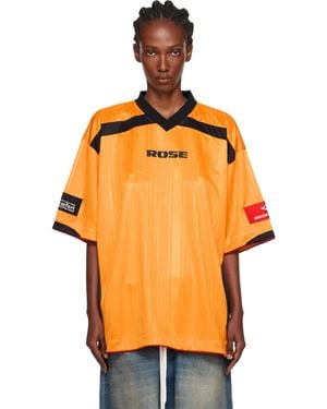 Martine Rose Printed Football T-Shirt - Orange