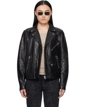 Ksubi Capitol Leather Jacket - Black