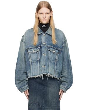 Balenciaga jacket jean best sale