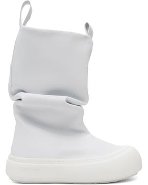Yume Yume Ssense Exclusive Off- Low Fisherman Chelsea Boots - White