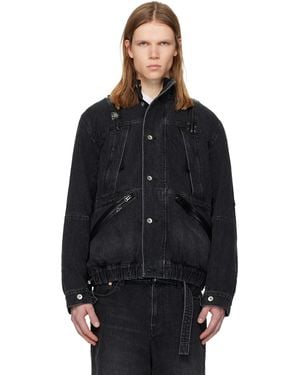 Sacai Where The Wild Things Are Blouson Bomber Jacket, 100% Cupro