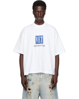 Vetements 'My Name' Sticker Cropped Boxy T-Shirt in Green