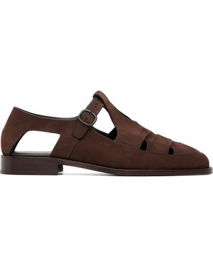 Hereu Besso Nubuck Sandals - Black