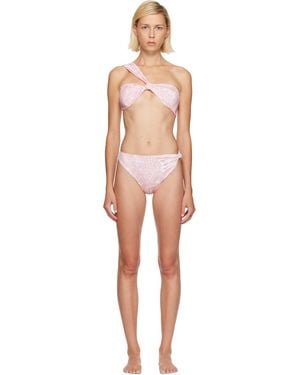 Balmain Bandeau Bikini - Pink