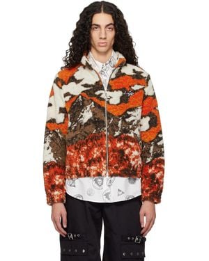 Chopova Lowena Cl Airlines Fitted Fleece Jacket - Orange