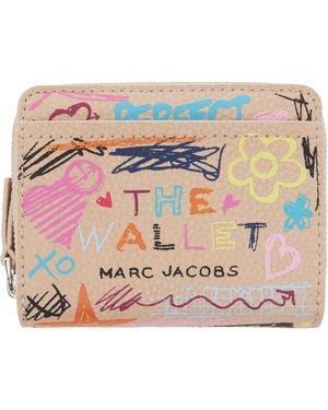 Marc Jacobs 'The Punk Scribble Mini Compact' Wallet - Multicolor