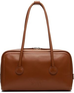 Marge Sherwood Petit Sac Boston Brun En Cuir Souple - Marron