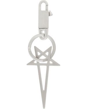 Rick Owens Pentagram Keychain - Metallic