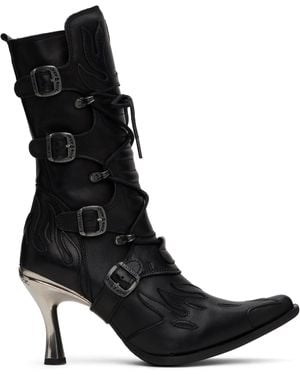 Vetements New Rock Edition Rockstar Boots - Black