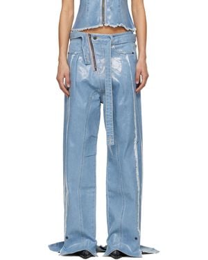 OTTOLINGER Glazed Baggy Jeans - Blue
