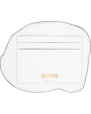Moschino Logo Printed Croissant Card Holder in Pink | Lyst