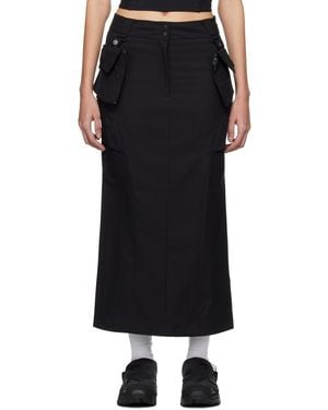 Hyein Seo Cargo Midi Skirt - Black