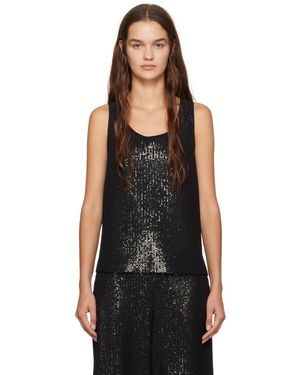 Max Mara Pistoia タンクトップ - ブラック