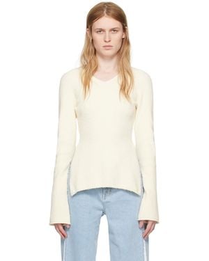 Axel Arigato Off- Tube Jumper - White