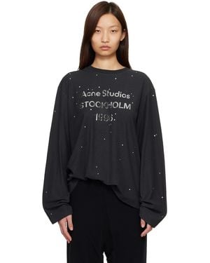 Acne Studios Logo T-Shirt - Black