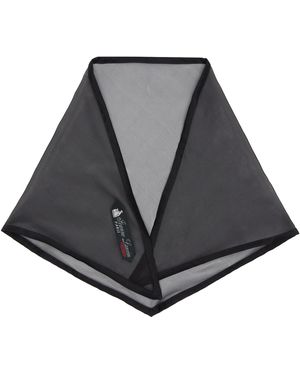 Lanvin Silk Organza Triangle Scarf - Black