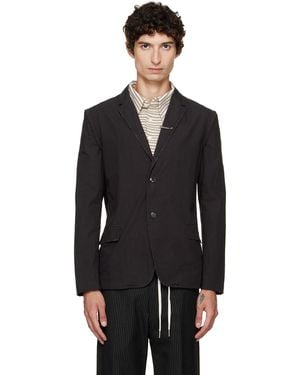 Stockholm Surfboard Club Garment Dyed Blazer - Black
