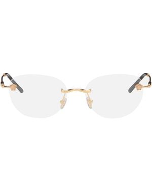 Versace Rimless Glasses - Metallic