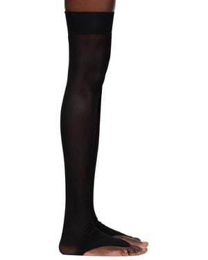 JULIE KEGELS Thong Socks - Black