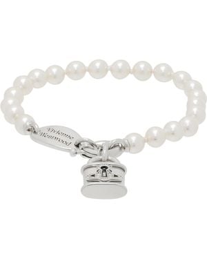 Vivienne Westwood Celestia Small Bracelet - White