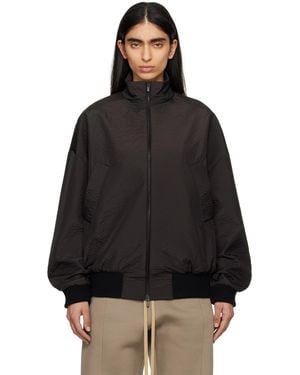 Fear Of God Textured Track Jacket - Black