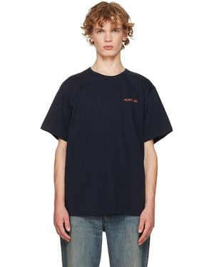 Helmut Lang Logo T-Shirt - Blue
