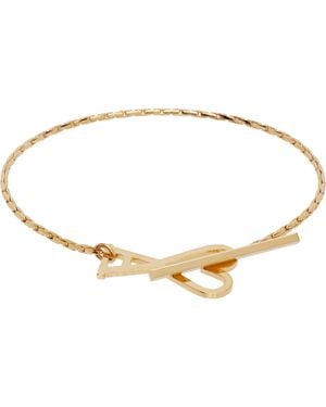 Ami Paris Ami De Coeur Chain Bracelet - Black