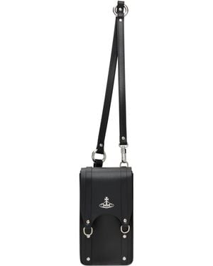 メンズ Vivienne Westwood Saddle クロスボディバッグ ブラック