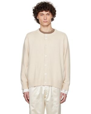 Bode Off- Meringue Cardigan - White