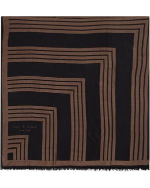 Rag & Bone Harlow Geo Scarf - Black