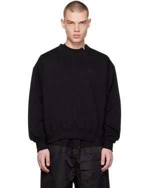 Spencer Badu Side Zip Sweatshirt - Black