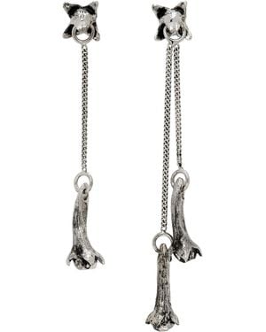 Lemaire Clove Pendant Earrings - Black