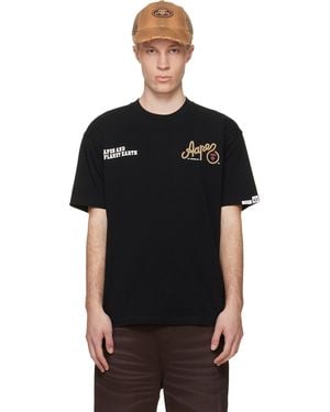 Aape By A Bathing Ape 'Aape' Theme Main T-Shirt - Black