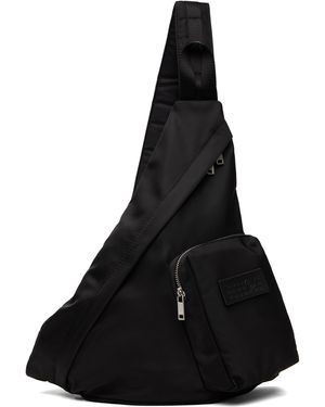 MM6 by Maison Margiela Numeric Sling Backpack - Black