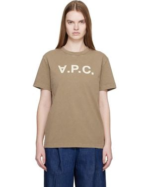 A.P.C. Standard Grand 'vpc' T-shirt - Blue