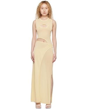 AYA MUSE Off- Marmo Maxi Dress - Black