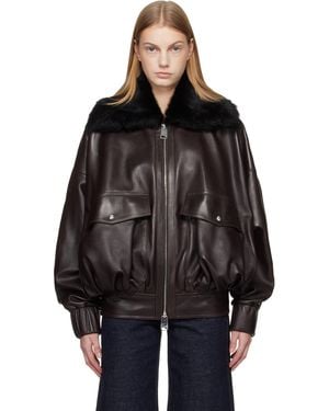 KHAITE Daemon Leather Jacket - Black