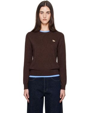 Maison Kitsuné Baby Fox Merino Regular Jumper - Red