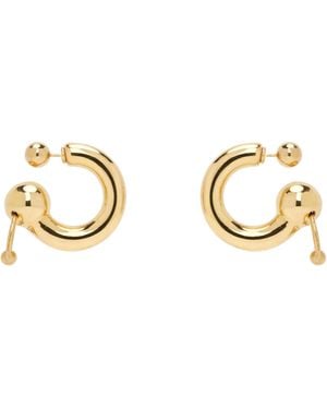 Jean Paul Gaultier 'The Ring' Earrings - Black