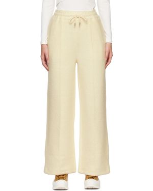Feng Chen Wang Off- Drawstring Lounge Trousers - Natural