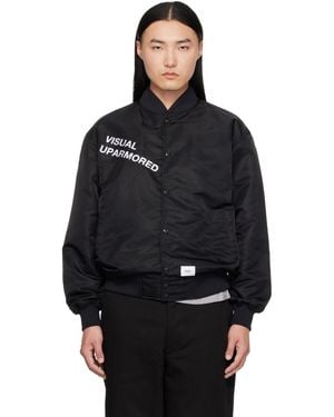 WTAPS 'Team' Varsity Jacket - Black