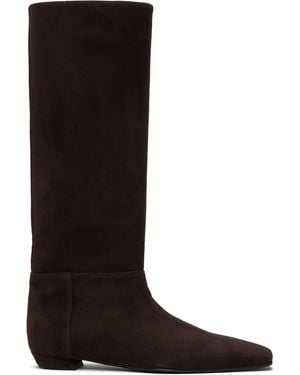 Proenza Schouler Trap Flat Boots - Black
