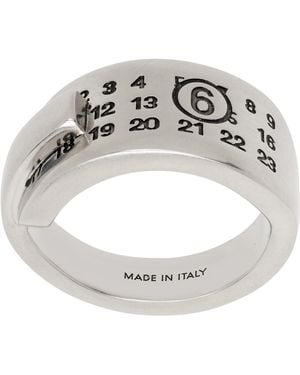 MM6 by Maison Margiela Stick Ring - Metallic