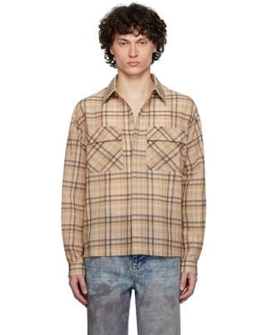 Represent Sheer Flannel Shirt - Black