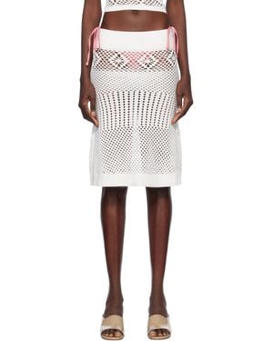 Frankie's Bikinis Orchard Crochet Midi Skirt - Black