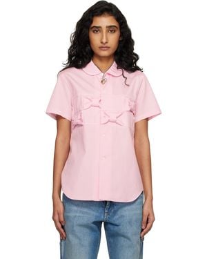 Comme des Garçons Cotton Broad Shirt - Red