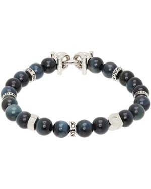 Ferragamo Gancini Elasticated Bracelet - Blue